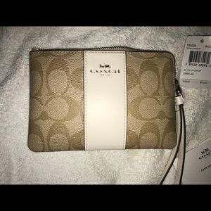 Coach small zippered pouch